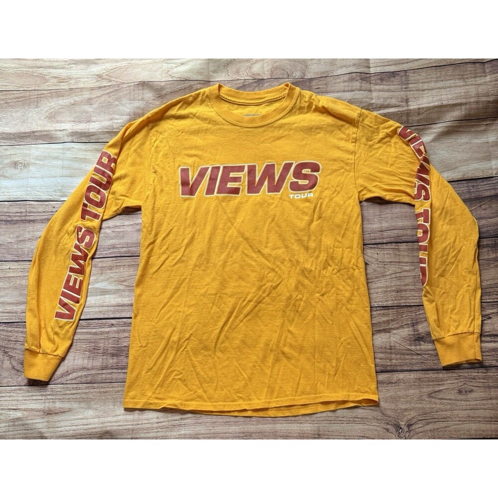 Drake Views Tour Long Sleeve T Shirt Size Medium M FanJoy OVO Rap Hip Hop
